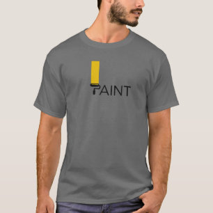 Camiseta Paint Painter Color Yellow Typography Artist House