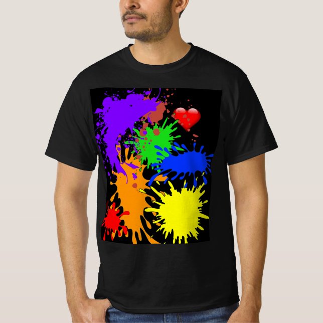 Camiseta Paint Splatter (Frente)