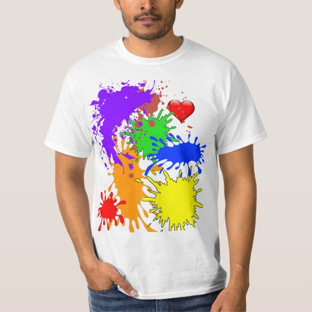 Camiseta Paint Splatter (Frente)
