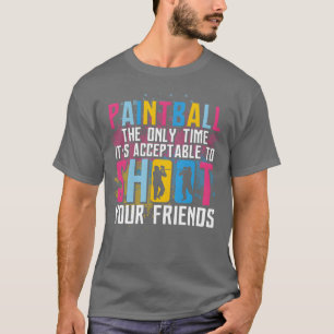 Camiseta Paintball Acetableo Shoot Friends Paintballer bo b