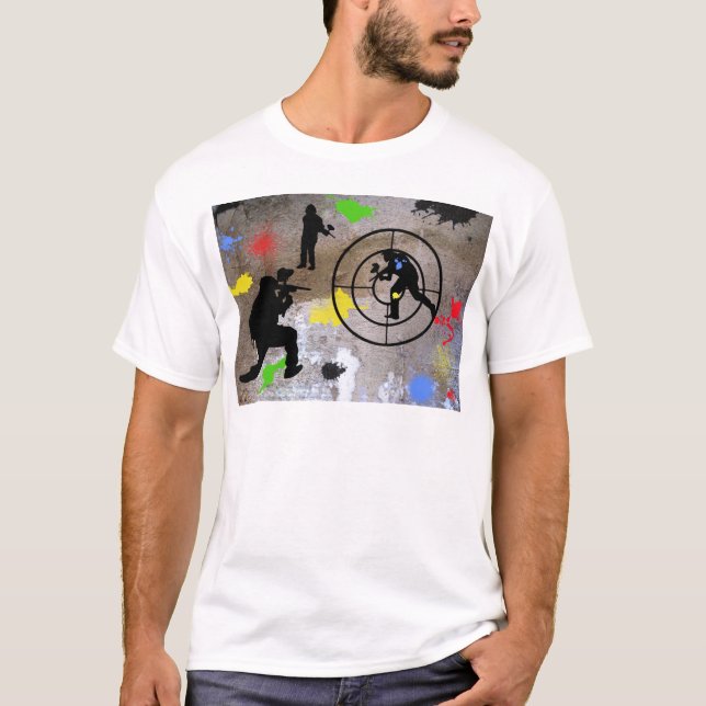 Camiseta Paintball da guerrilha urbana (Frente)