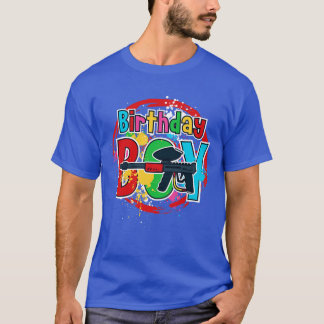 Camiseta Paintball Disparando Birthday Boy