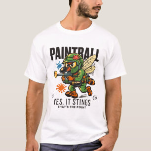 Camiseta Paintball: dói, esse é o objetivo