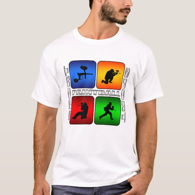 Camiseta Paintball espectacular (Frente)