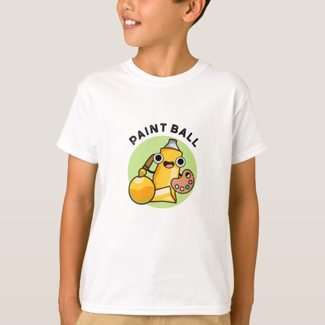 Camiseta Paintball Funny Paint Pun (Frente)