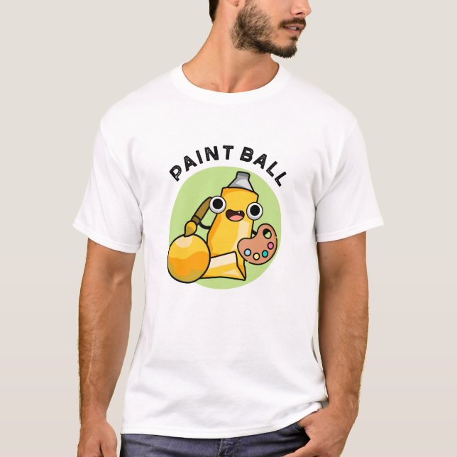 Camiseta Paintball Funny Paint Pun (Frente)