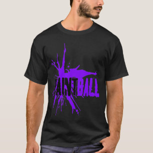 Camiseta Paintball neon purple blk