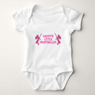 Camiseta Paintball pai Baby Girl