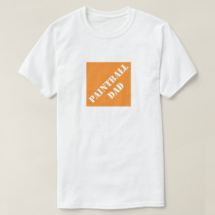 Camiseta Paintball Pai Pai Divertido Presente Divertido par
