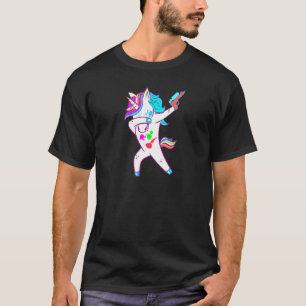 Camiseta Paintball Splatter Dabbing Unicorn Tactical Shooti