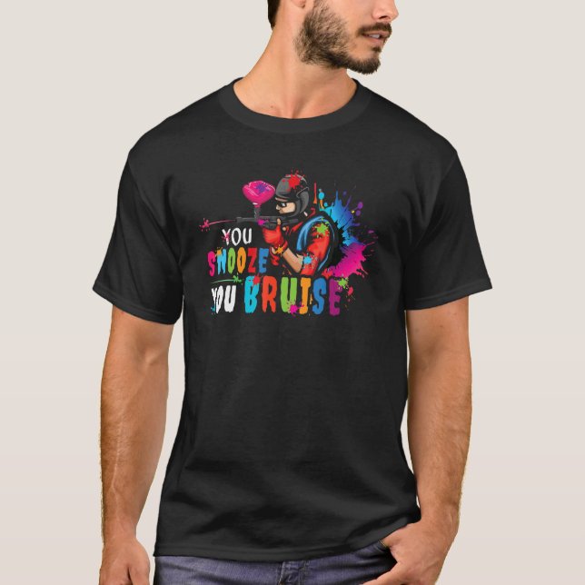 Camiseta   Paintball   Você Dorme Você Machuca (Frente)