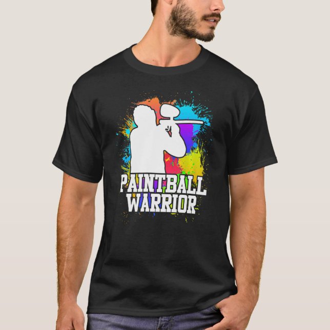 Camiseta Paintball Warrior Paintballer (Frente)