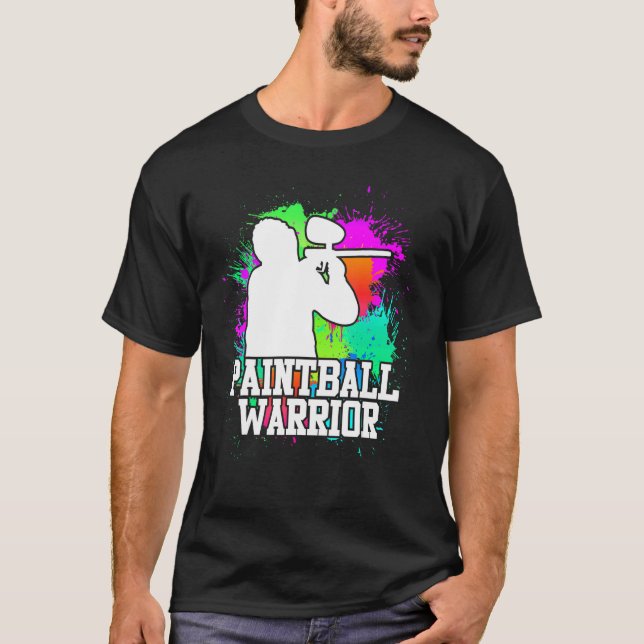 Camiseta Paintball Warrior Paintballer 1 (Frente)