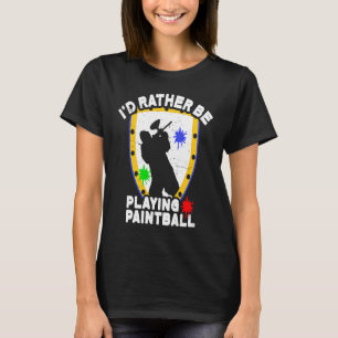 Camiseta Paintballer Paintball Eu Preferencialmente De Toca