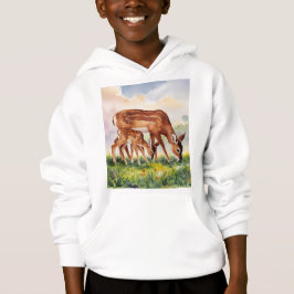 Camiseta Painted Deer Mom and Baby