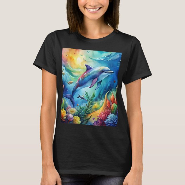 Camiseta Painted Dolphin (Frente)