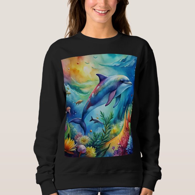 Camiseta Painted Dolphin (Frente)
