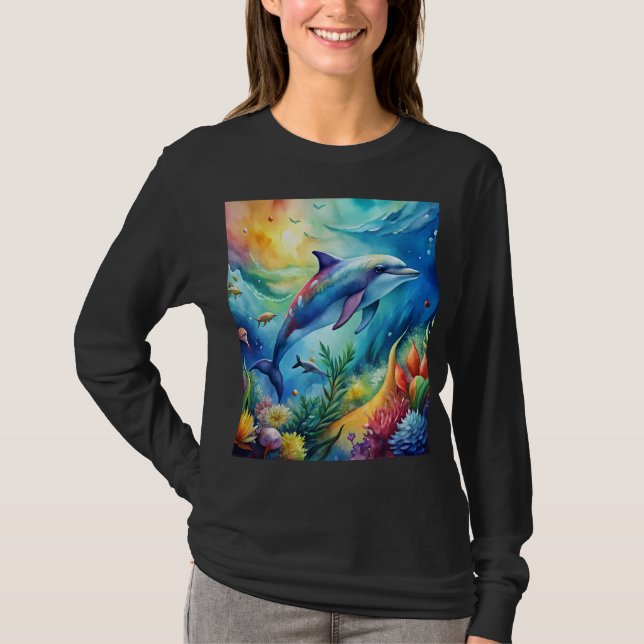 Camiseta Painted Dolphin (Frente)
