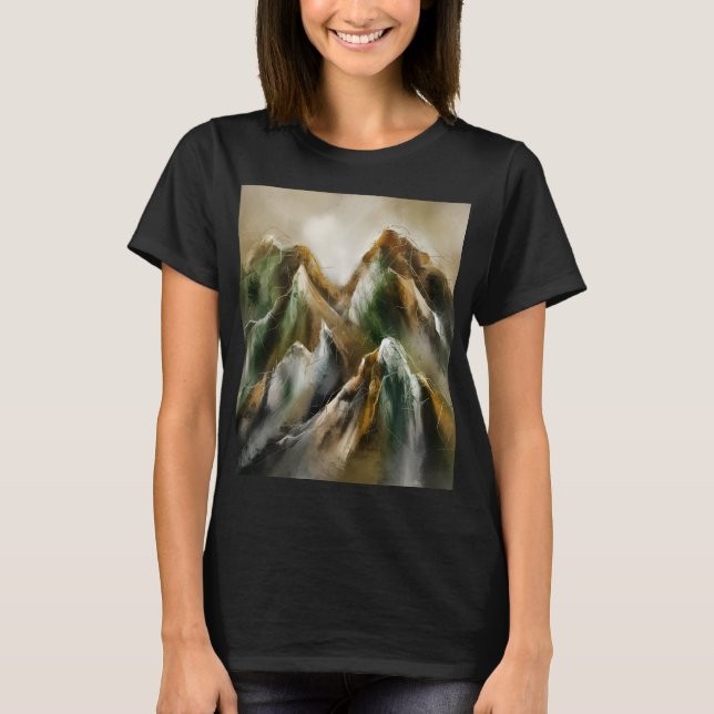 Camiseta  Painted Mountains (Frente)