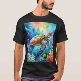 Camiseta Painted Sea Turtle 