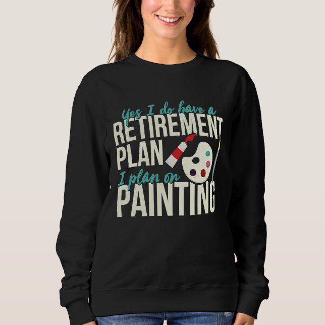 Camiseta Painting Retirement  Retired Painter Outfit (Frente)