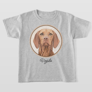 Camiseta Painting Vizsla - Arte de Cachorro Original