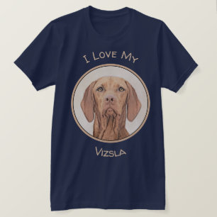 Camiseta Painting Vizsla - Arte de Cachorro Original