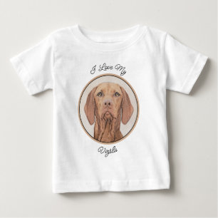 Camiseta Painting Vizsla - Arte de Cachorro Original