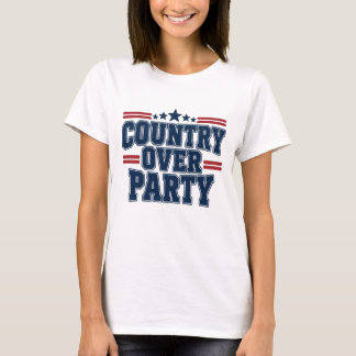 Camiseta País Acima da Política Partidária