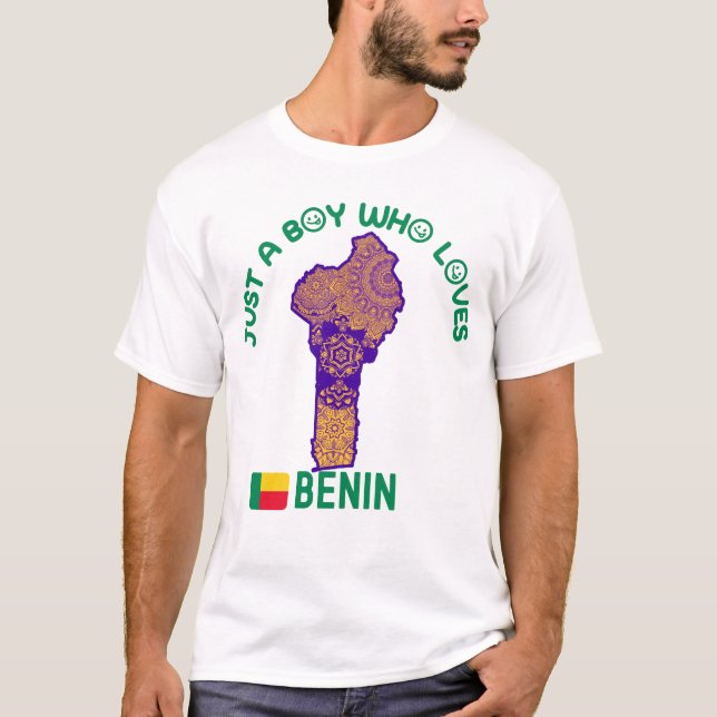 Camiseta País africano Benim (Frente)
