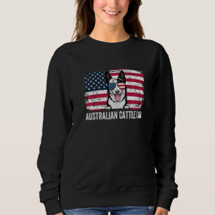 Camiseta Pais australianos de Pai de gado, bandeira dos Est