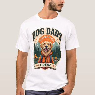 Camiseta Pais Avós de Cachorro Vintage Tripulação de Esport