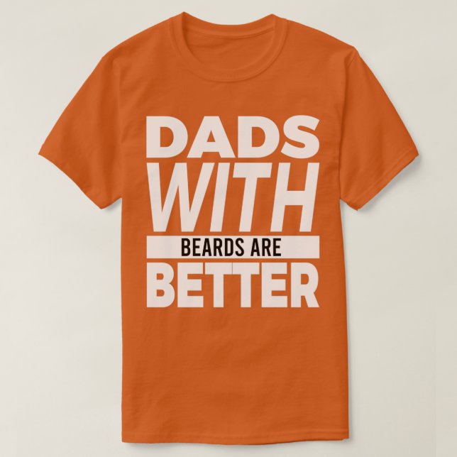 Camiseta Pais com barba são melhores 50 (Frente do Design)