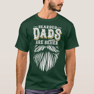 Camiseta Pais com barba são presentes melhores para o Pai
