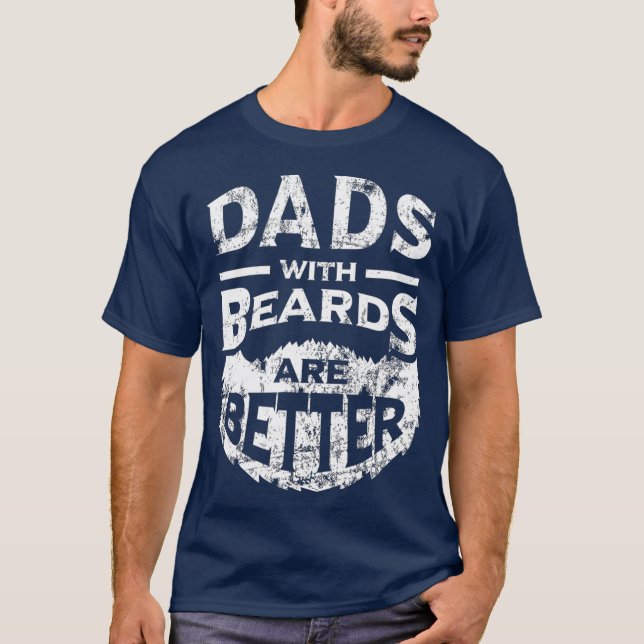 Camiseta Pais com barbas estão mais aflitos (Frente)