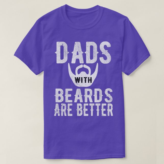 Camiseta Pais Com Barbas São Mais Bem Presentes Para Pai (Frente do Design)