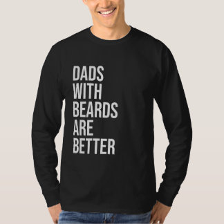 Camiseta Pais Com Barbas São Mais Humor Dia de os pais Dize