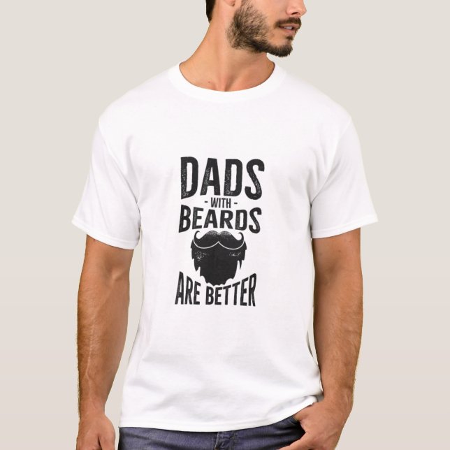Camiseta Pais Com Barbas São Melhores (Frente)