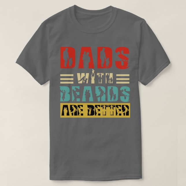 Camiseta Pais com barbas são melhores 32 (Frente do Design)