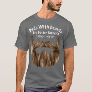Camiseta Pais com barbas são melhores, padre 27s Barba engr