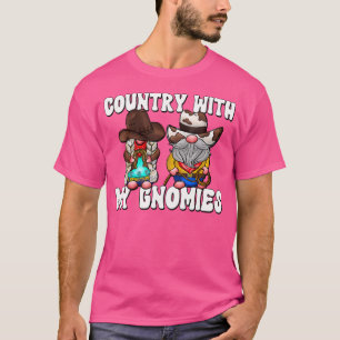 Camiseta País Com Meus Gnomos Ocidentais Mamãe Rodeio Pai D