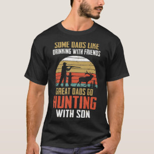 Camiseta Pais Como Pais Bebendos Excelentes Vão Caça Com O