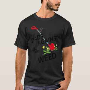 Camiseta Pais Contra Gorduras De Corte De Jardinagem De Sem