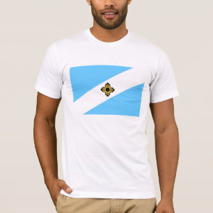 Camiseta País da América do Estado da bandeira de Madison