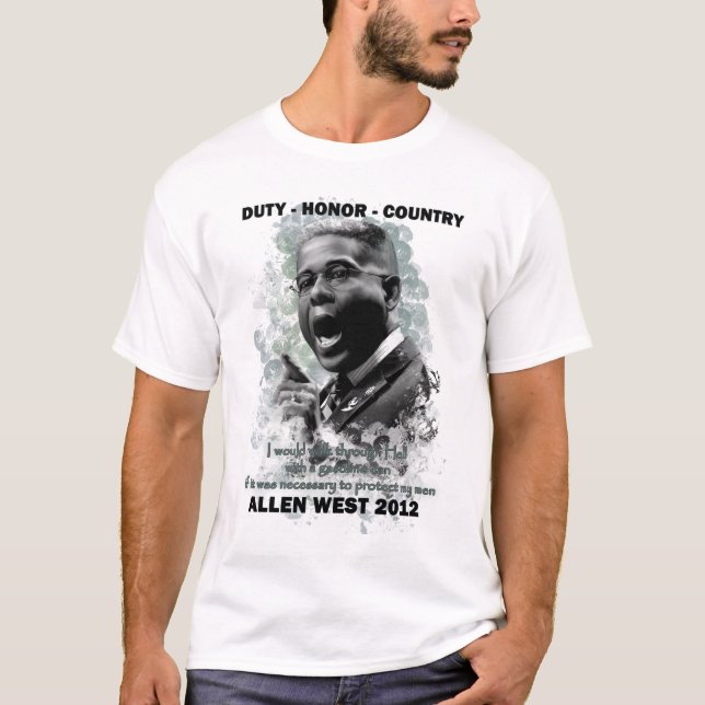 Camiseta País da honra do dever (Frente)