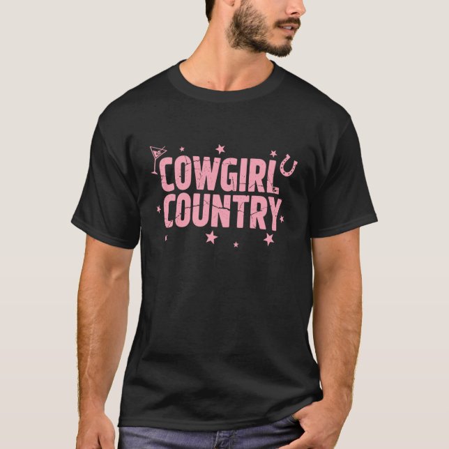 Camiseta País da Vaqueira Rosa Vaqueira Ocidental (Frente)