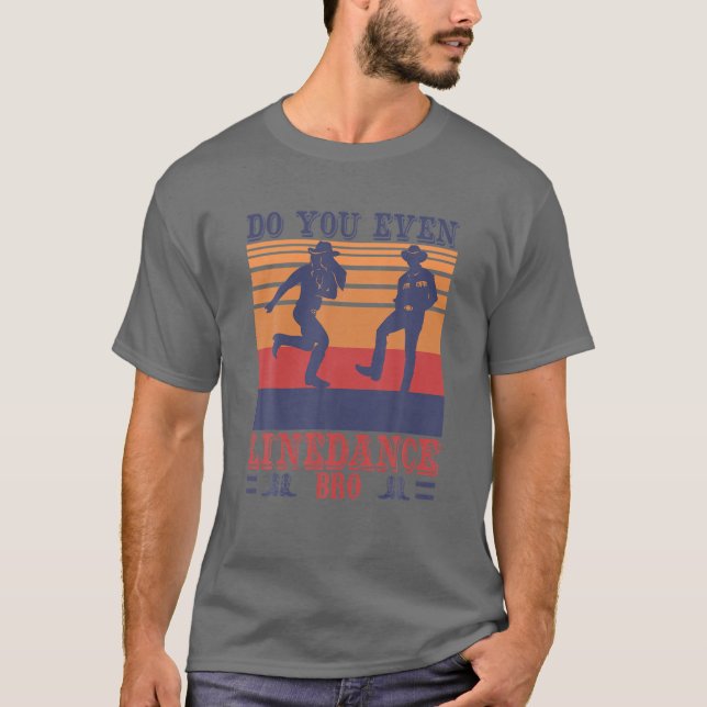 Camiseta País Dançarino da Linha de Pão da Música Ocidental (Frente)