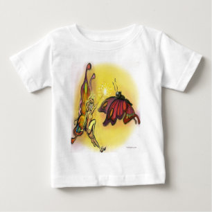 Camiseta País das fadas alaranjado