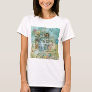 Camiseta País das maravilhas - citações bonkers - Alice 