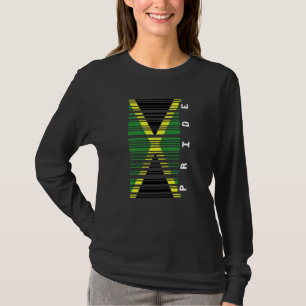 Camiseta País das Raízes do Orgulho Nacional da Jamaica, Ba